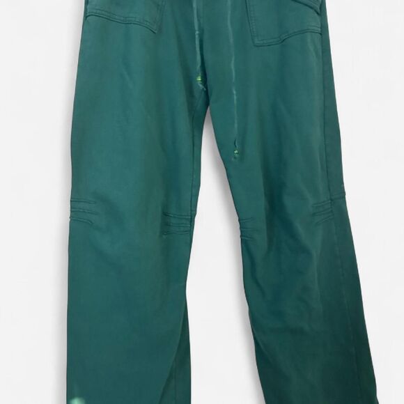 Omgirl Green Low-Rise Mini Flare Joggers | Beaded Drawstring Large - Picture 3 of 6